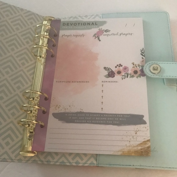 AGENDA PLANNER ORGANIZER FLORAL A5 PAPER STUDIO - Picture 2 of 7